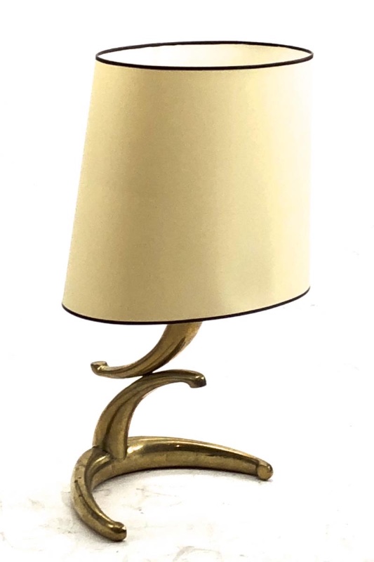 Awesome Pair Of Gold Bronze Banana Shaped Table Lamps Galerie
