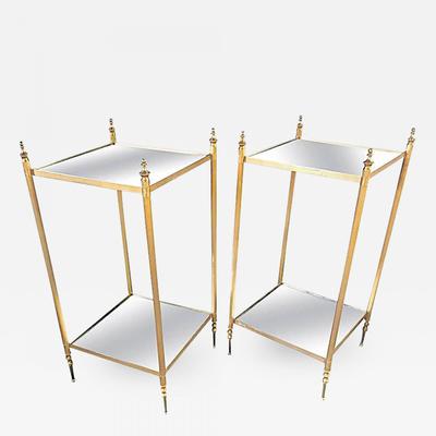 Maison Jansen Two Tiers Neoclassic Side Tables