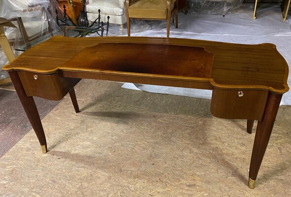 Andre Arbus early refined walnut presidential desk