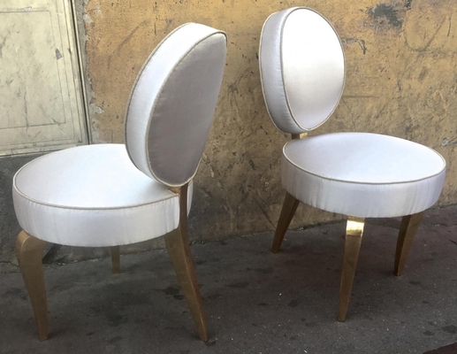 Andre Arbus Pair of Charming Lady Room Chairs