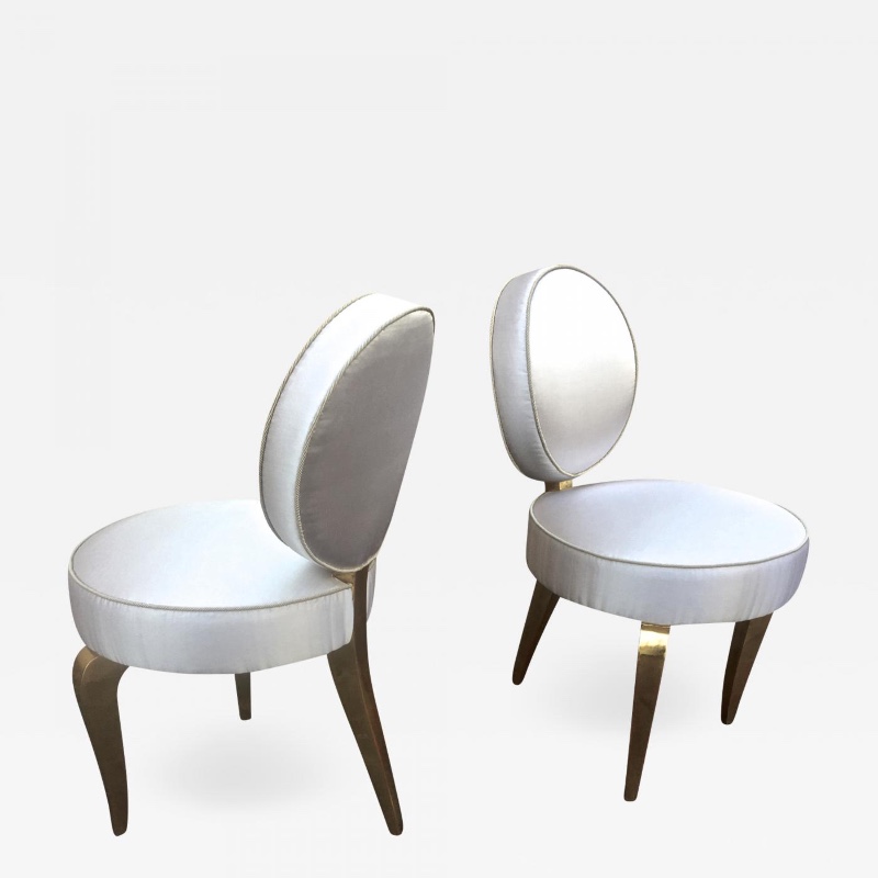 Andre Arbus Pair of Charming Lady Room Chairs