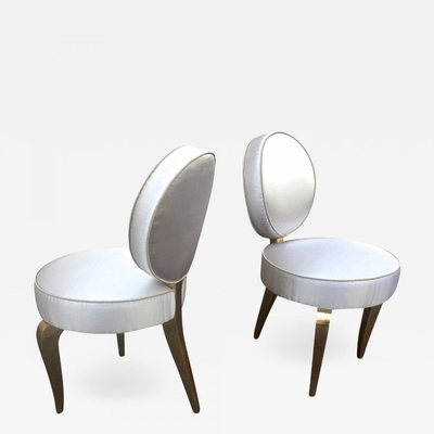 Andre Arbus Pair of Charming Lady Room Chairs
