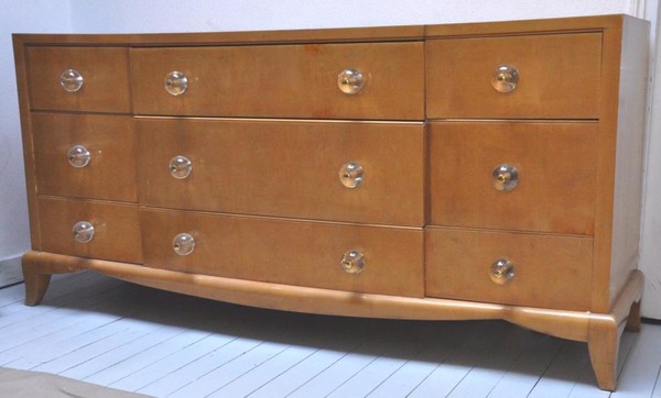 Andre Arbus refined sycamore chest of drawer