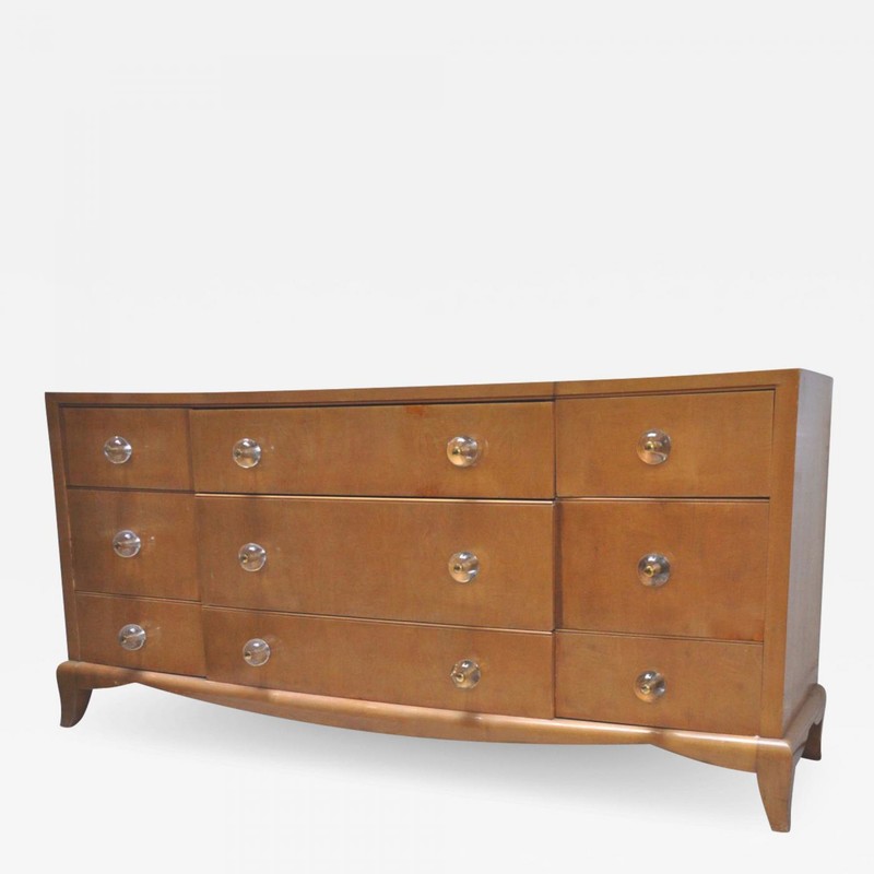 Andre Arbus refined sycamore chest of drawer