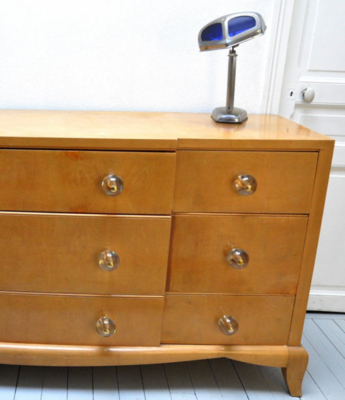 Andre Arbus refined sycamore chest of drawer