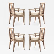 Andre Arbus set of 4 dinning or playing card chairs
