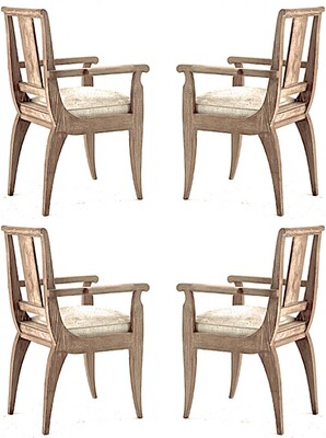 Andre Arbus set of 4 dinning or playing card chairs