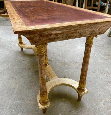 Andre Arbus style rarest Neo classical 40s desk or entry table