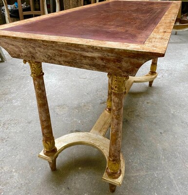 Andre Arbus style rarest Neo classical 40s desk or entry table