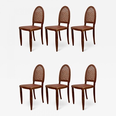 Andre Groult chicest set of 6 dinning chairs