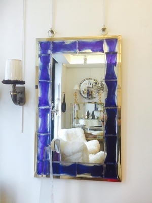 André Hayat Mirror model New York deep blue