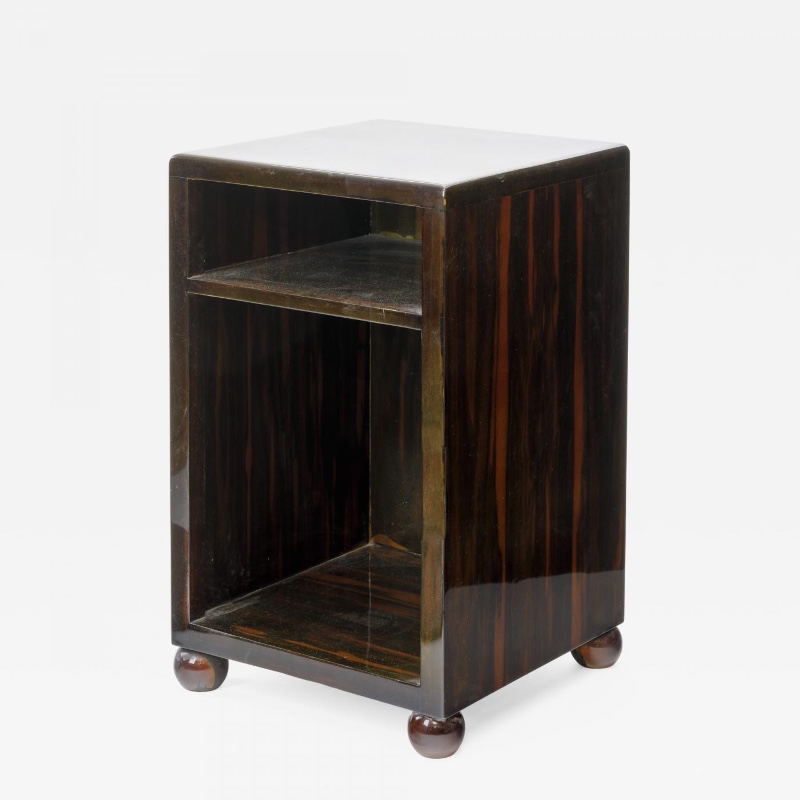 art deco superb macassar side table