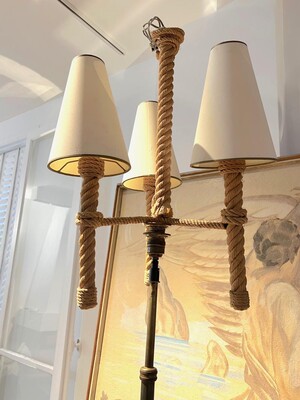 Audoux Minet French riviera 3 light rope chandeliers