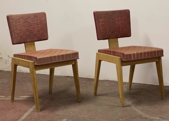Awesome pair of French fifties chairs