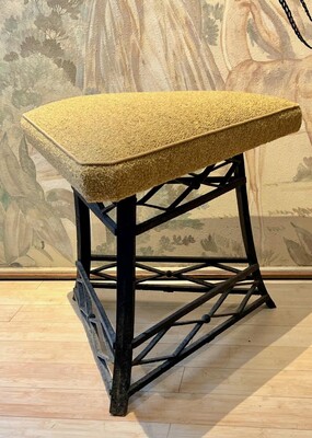 Awesome Triangle stool with art nouveau art deco 