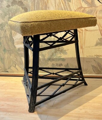 Awesome Triangle stool with art nouveau art deco 