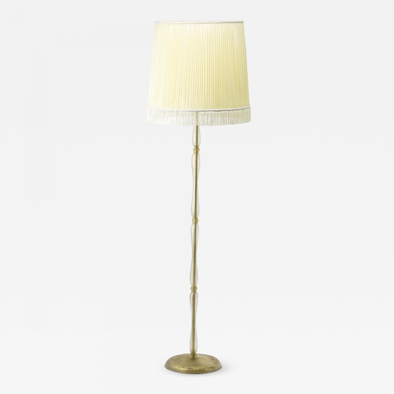 Barovier refined coroso frosted glass floor lamp