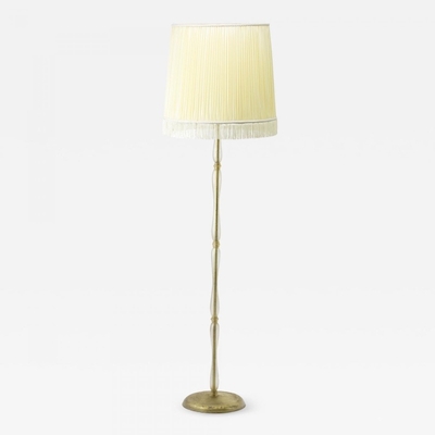 Barovier refined coroso frosted glass floor lamp