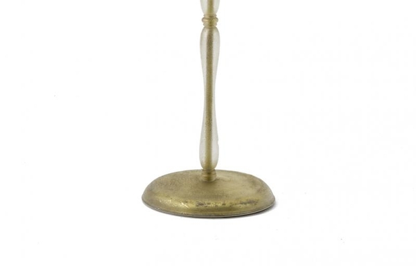 Barovier refined coroso frosted glass floor lamp