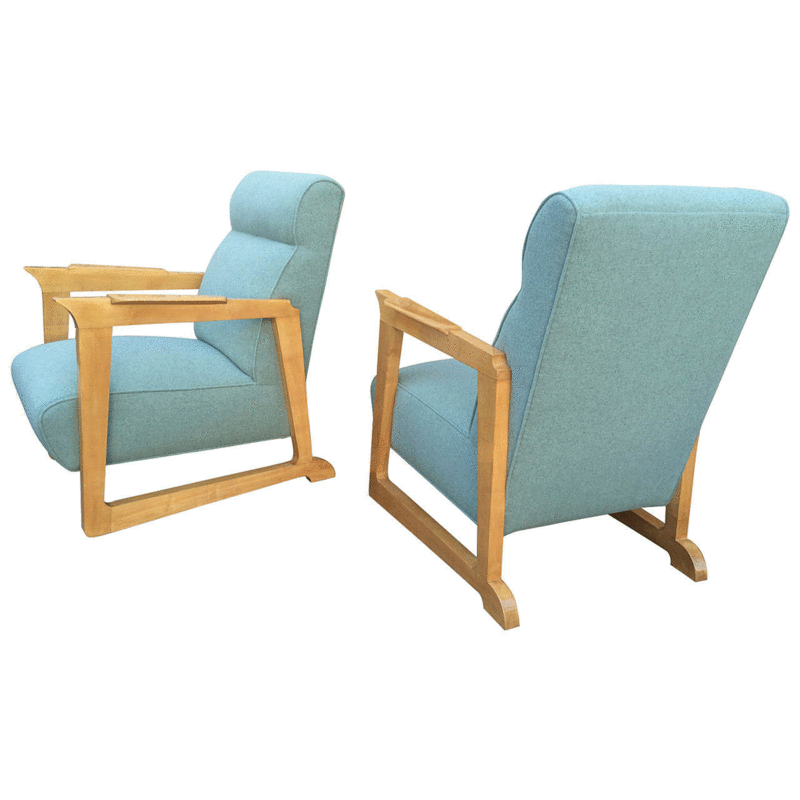 Charles Ramos sycamore club chairs