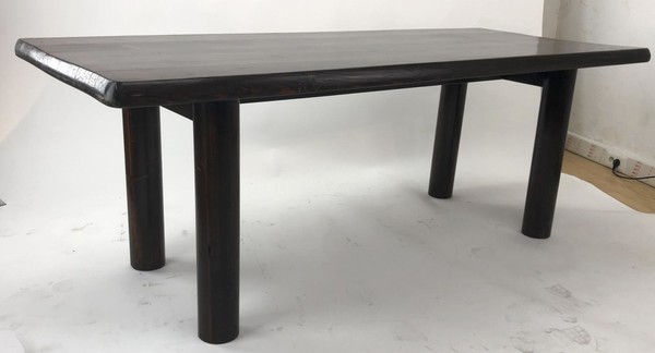 Charlotte Perriand alp tinted solid pine dinning table