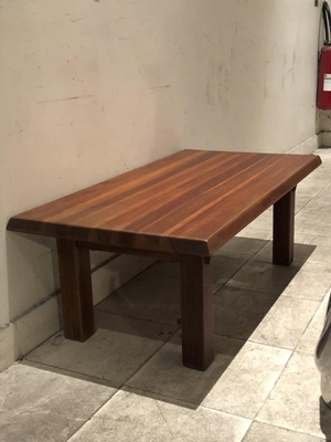 Charlotte Perriand Brazil organic mahogany coffee table