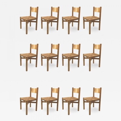 Charlotte Perriand exceptional set of 12 