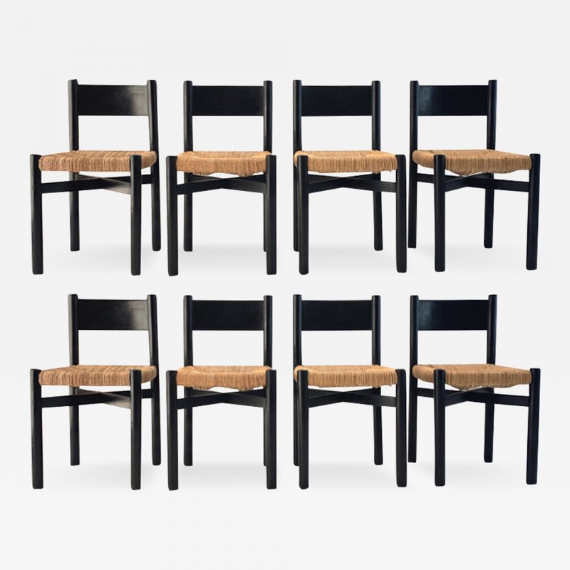 Set of 6 Charlotte Perriand Meribel Chairs — FORM Atelier