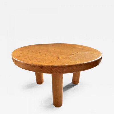 Charlotte Perriand for Les Arcs small pine coffee table