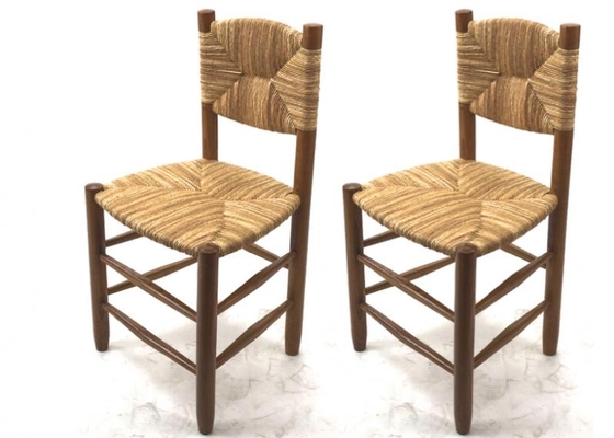 Charlotte Perriand pair of model Bauche chairs