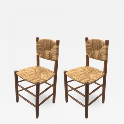 Charlotte Perriand pair of model Bauche chairs