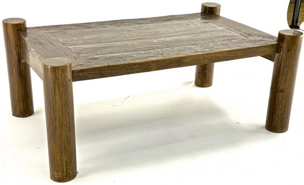 Charlotte Perriand style base longest American coffee table