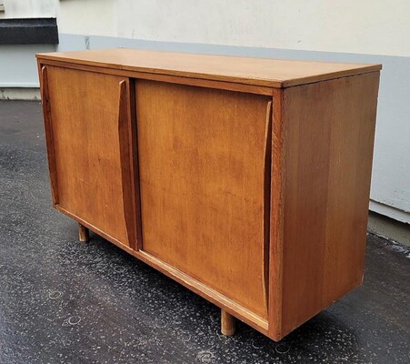 Charlotte Perriand style fifties two doors cabinet