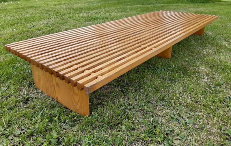 Charlotte Perriand vintage long bench model Tokyo - Galerie Andre Hayat -  Recent Added Items - European ANTIQUES & DECORATIVE