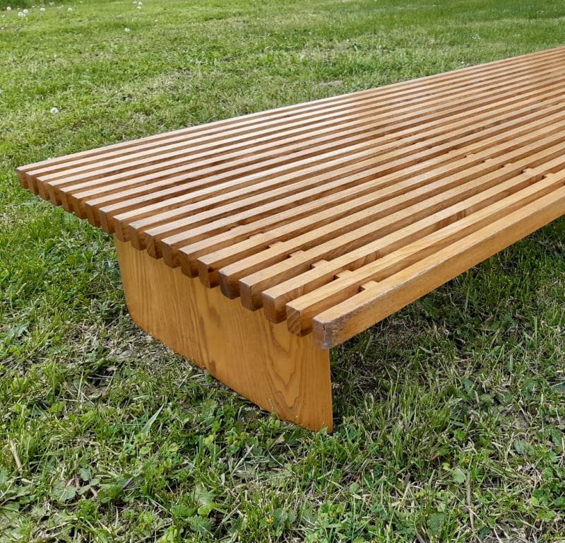 Charlotte Perriand vintage long bench model Tokyo - benches - Seating -  Galerie Andre Hayat