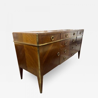 Chest of Drawer with gold bronze hardware details