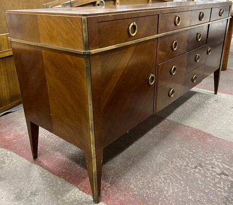 Chest of Drawer with gold bronze hardware details