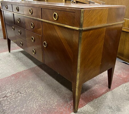 Chest of Drawer with gold bronze hardware details