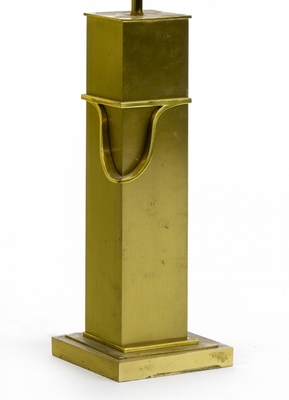 Classy pair of gold bronze table lamp