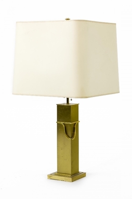 Classy pair of gold bronze table lamp