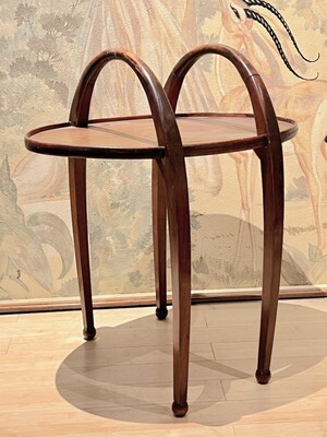 Clement Rousseau attributed rarest 1925 art deco side table 