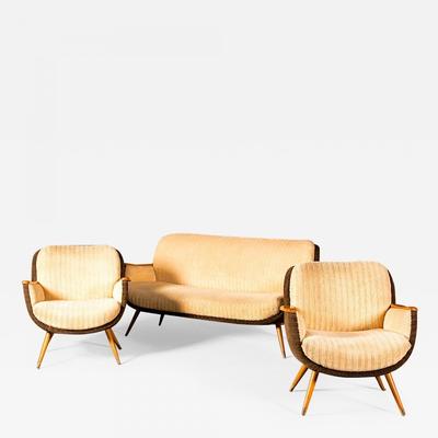 Danish Design Set of one Couch and two Chairs 