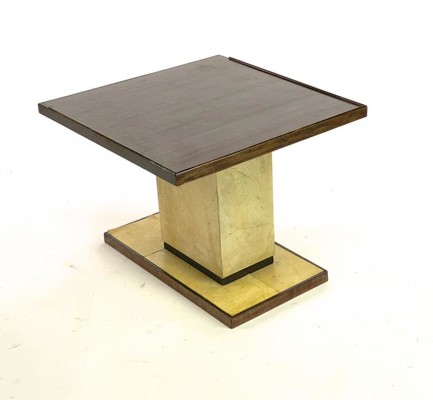 Dupre Lafon pair of makassar and parchemin side table