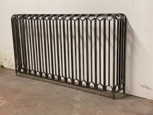 Edgard Brandt spectacular masterpiece wrought iron large console