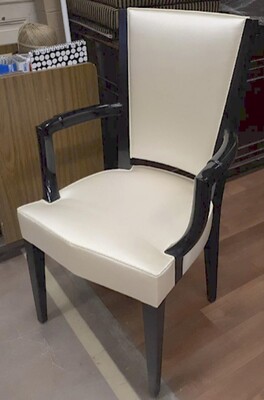 Eugene Printz Documented Pair of Arm Chairs 