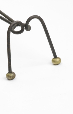 Fancy Ants shaped wrought iron with gold leaf accent