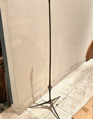 Felix Agostini refined bronze standing lamp