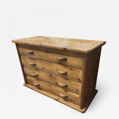 French Alp organic solid pine awesome chest of drawers