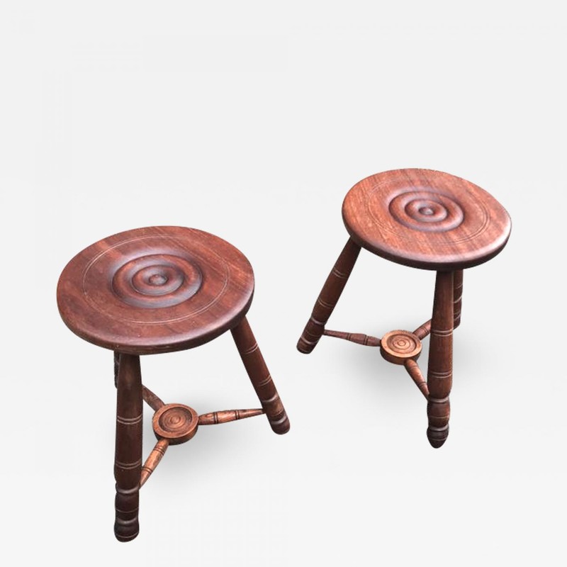 French alp regionalist pair of stool