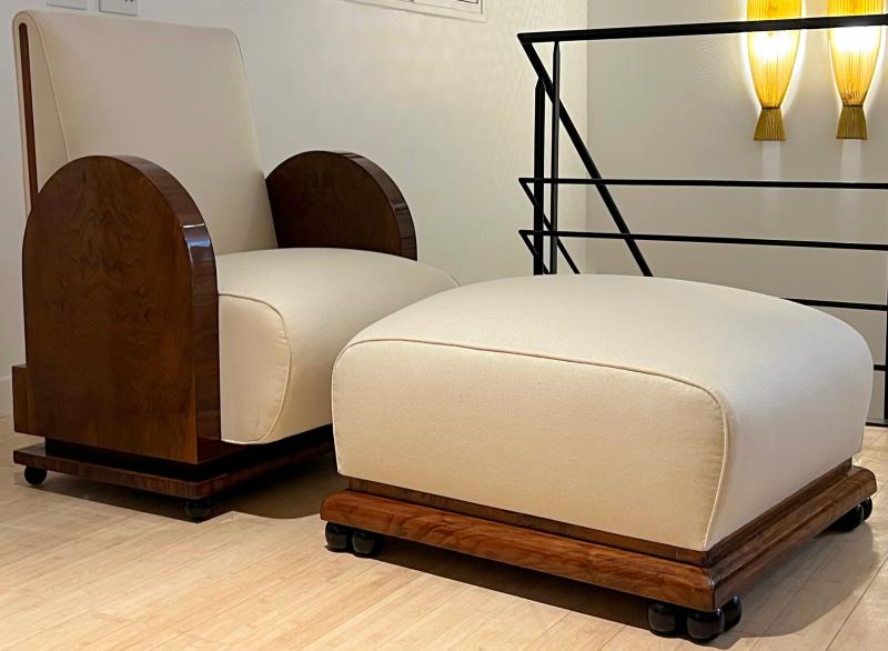 Art deco deals ottoman